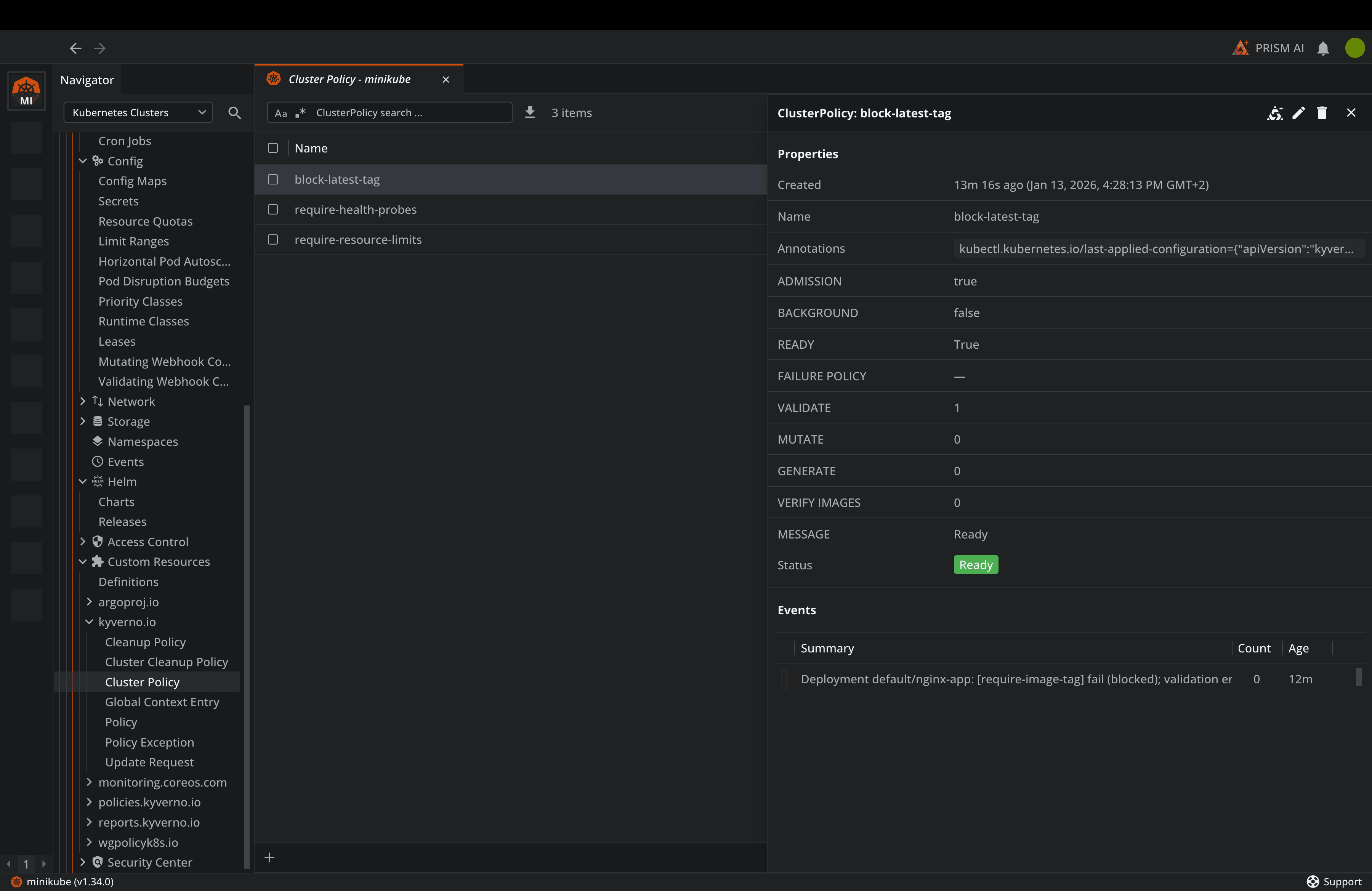 Kyverno Custom Resources