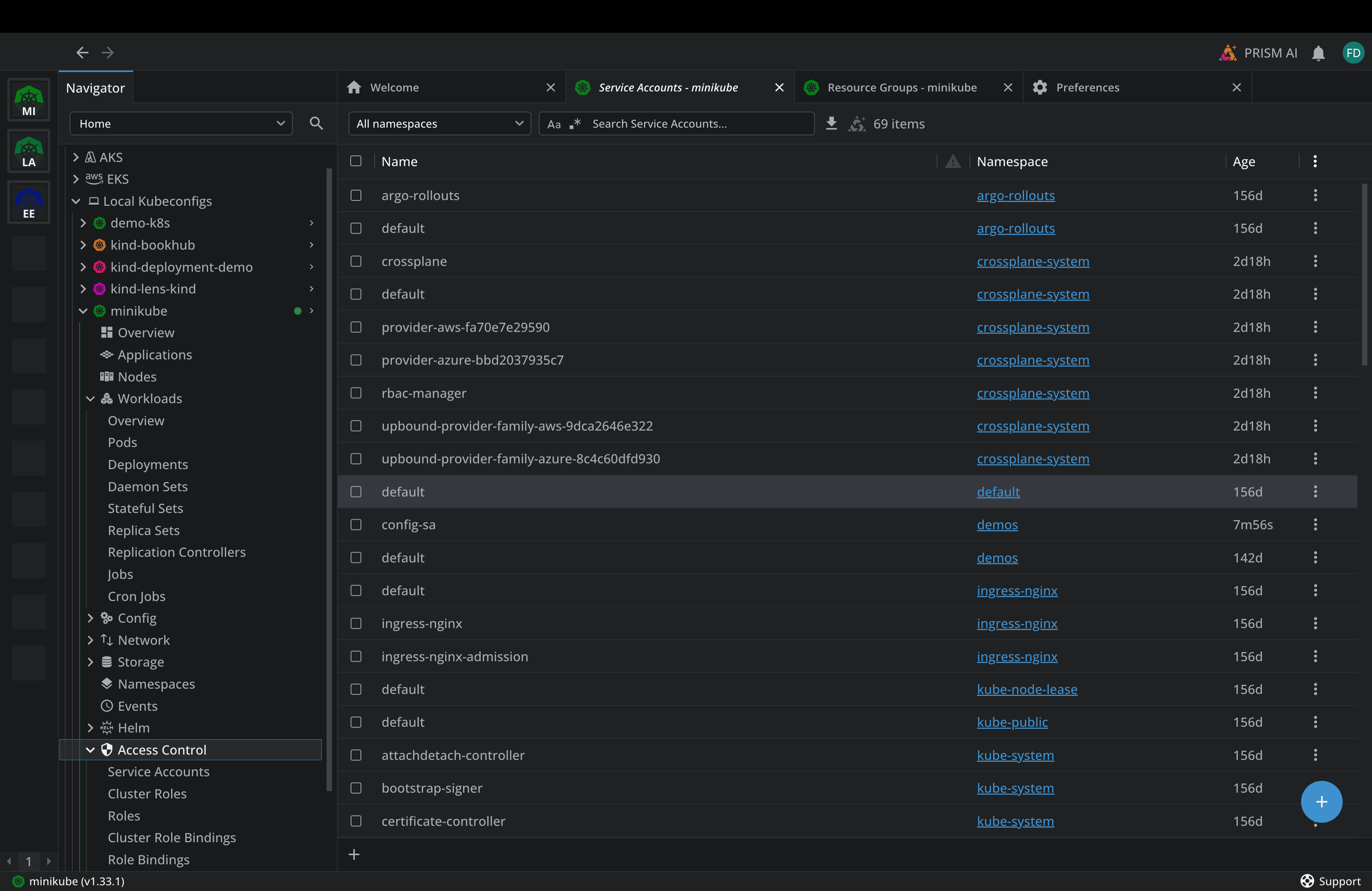 Navigate RBAC in Lens
