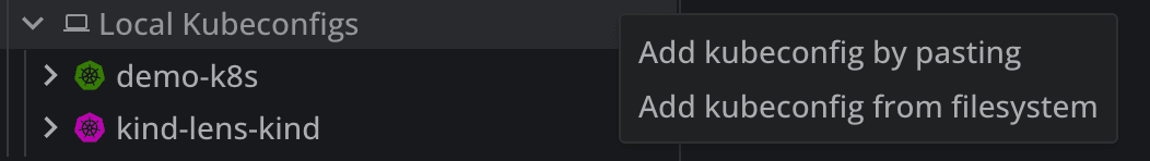 Add Kubeconfig to Lens K8s IDE